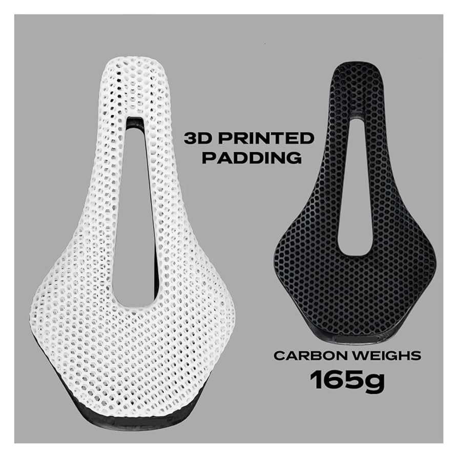 3D Printed Bicycle Saddle Ultralight Carbon Fiber Hollow